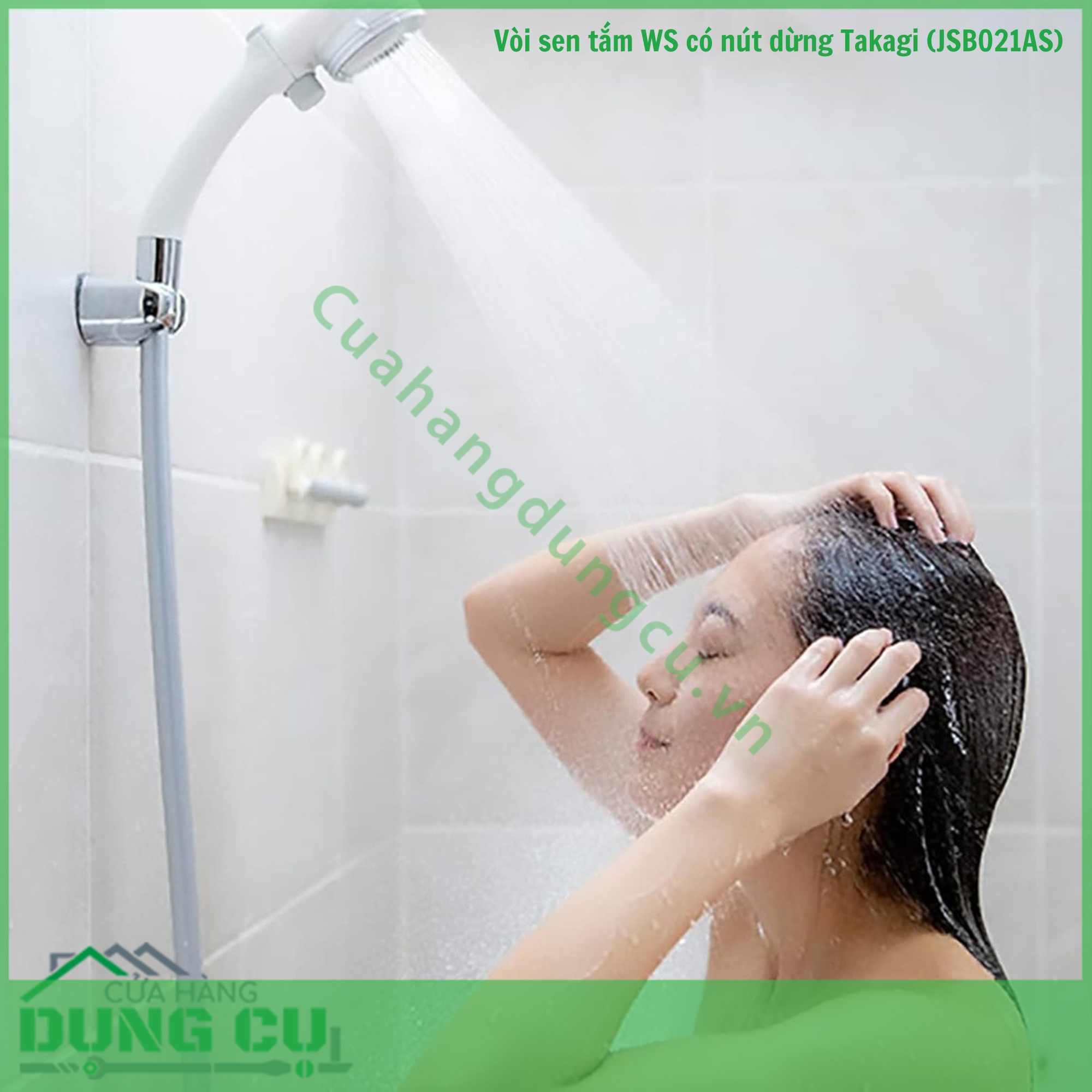 Vòi sen tắm WS có nút dừng Takagi (JSB021AS) 