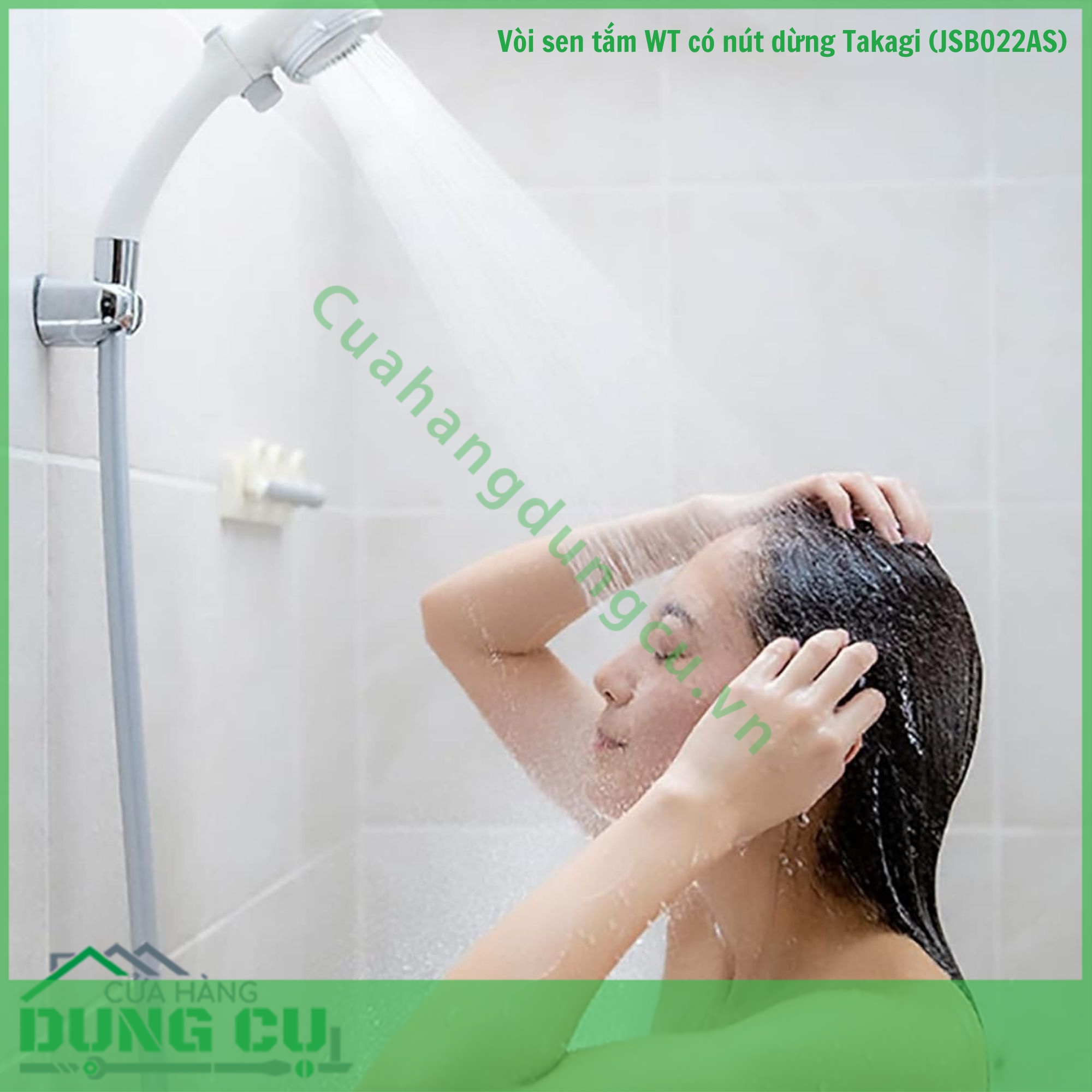 Vòi sen tắm WT có nút dừng Takagi (JSB022AS)