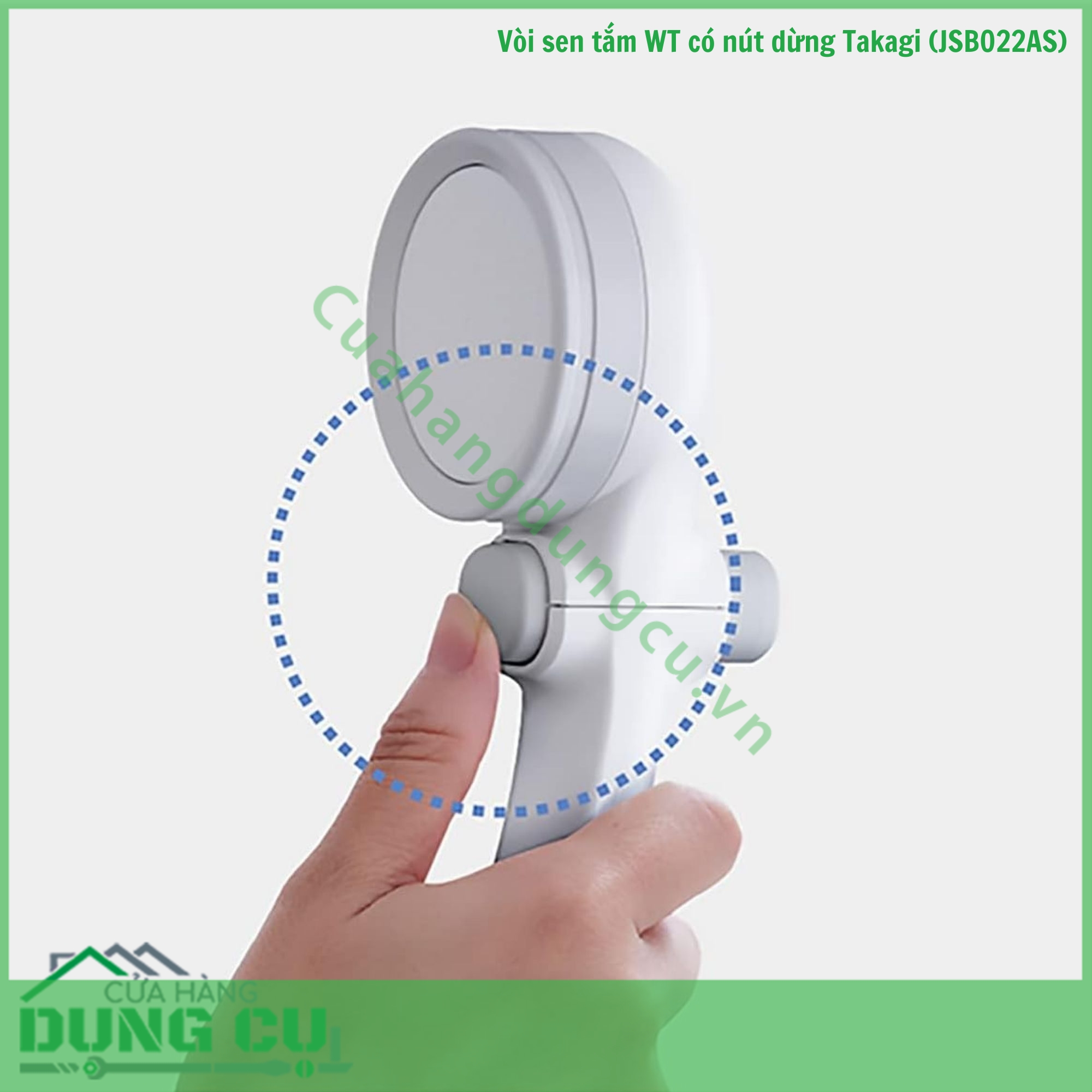 Vòi sen tắm WT có nút dừng Takagi (JSB022AS)