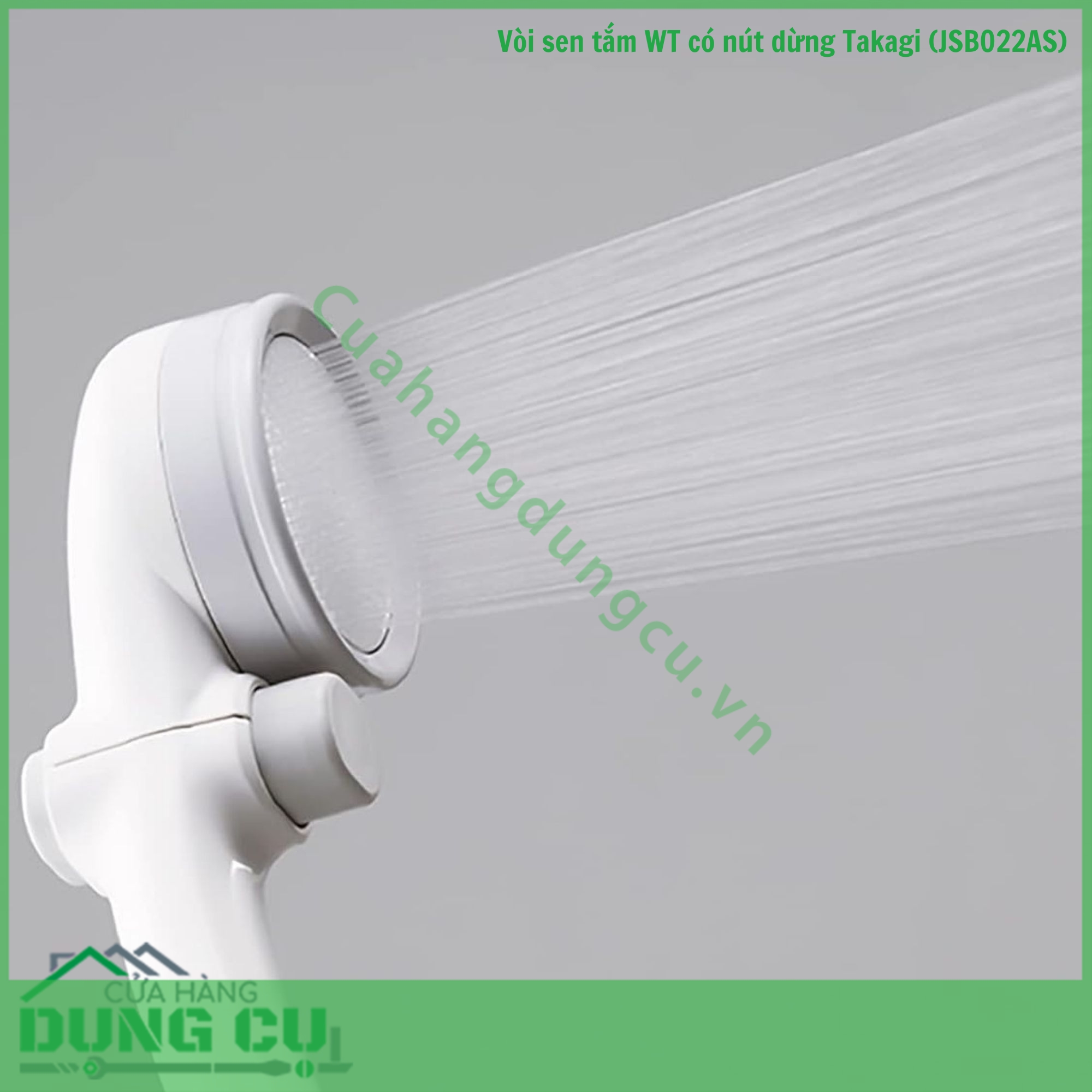 Vòi sen tắm WT có nút dừng Takagi (JSB022AS)