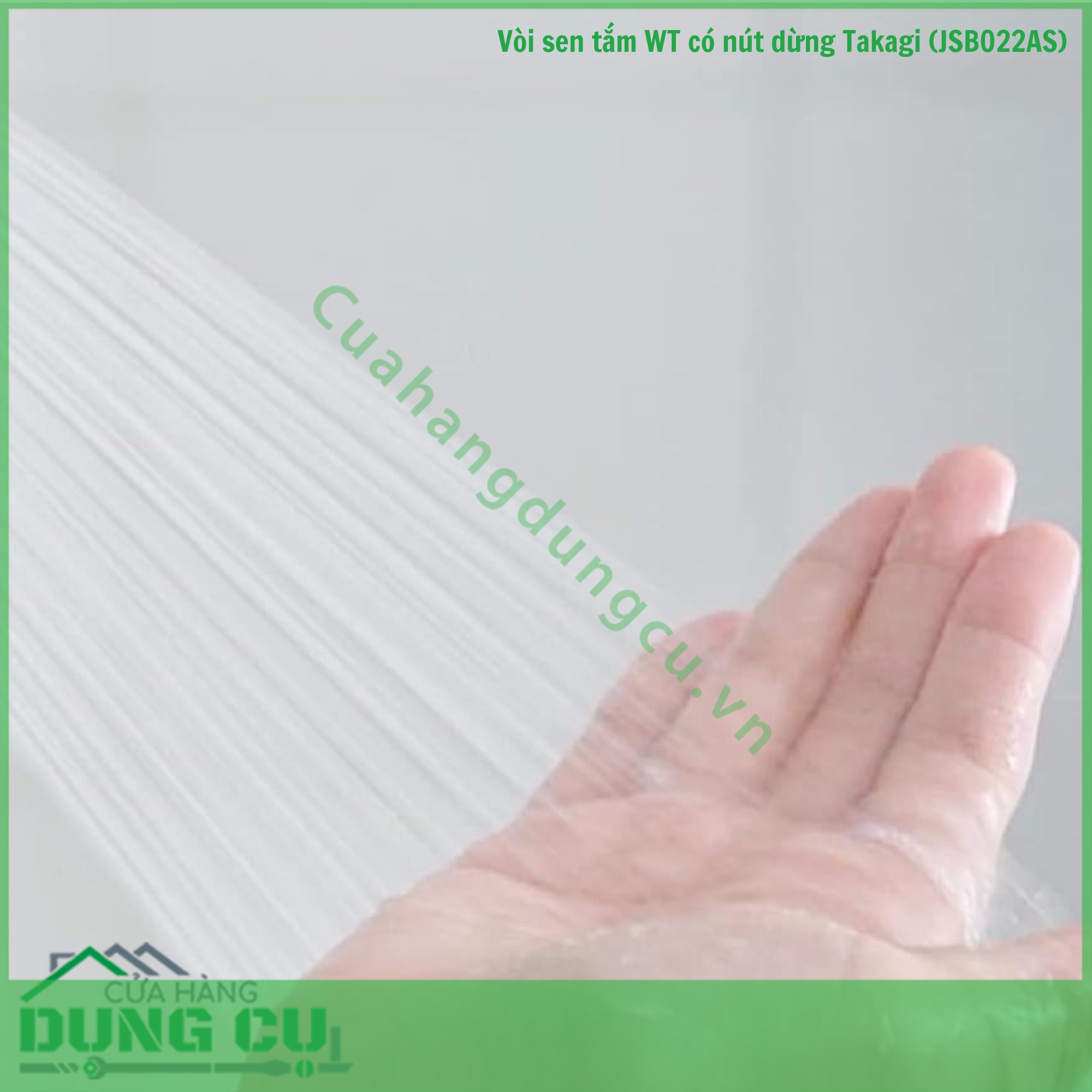 Vòi sen tắm WT có nút dừng Takagi (JSB022AS)