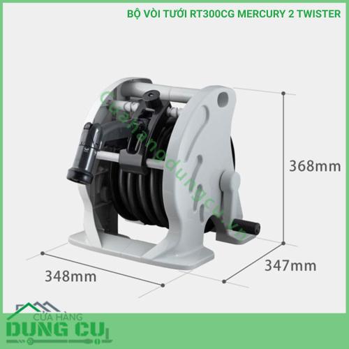Bộ vòi thu rút tưới vườn Takagi Mercury 2 Twister (CG) 30m RT330CG