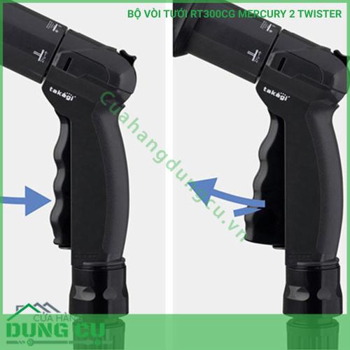 Bộ vòi thu rút tưới vườn Takagi Mercury 2 Twister (CG) 30m RT330CG
