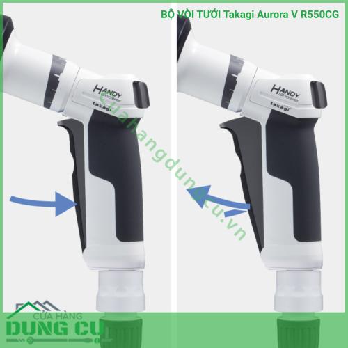 Bộ vòi thu rút tưới vườn Takagi Aurora V 50m R550CG