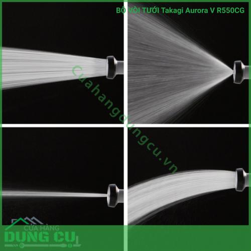 Bộ vòi thu rút tưới vườn Takagi Aurora V 50m R550CG