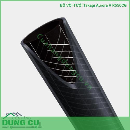 Bộ vòi thu rút tưới vườn Takagi Aurora V 50m R550CG
