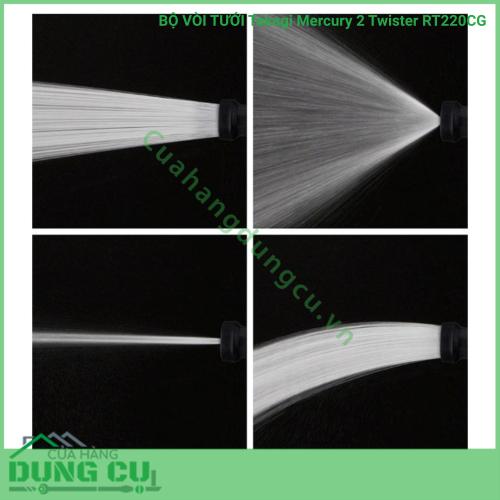 Bộ vòi thu rút tưới vườn Takagi Mercury 2 Twister (CG) 20m RT220CG