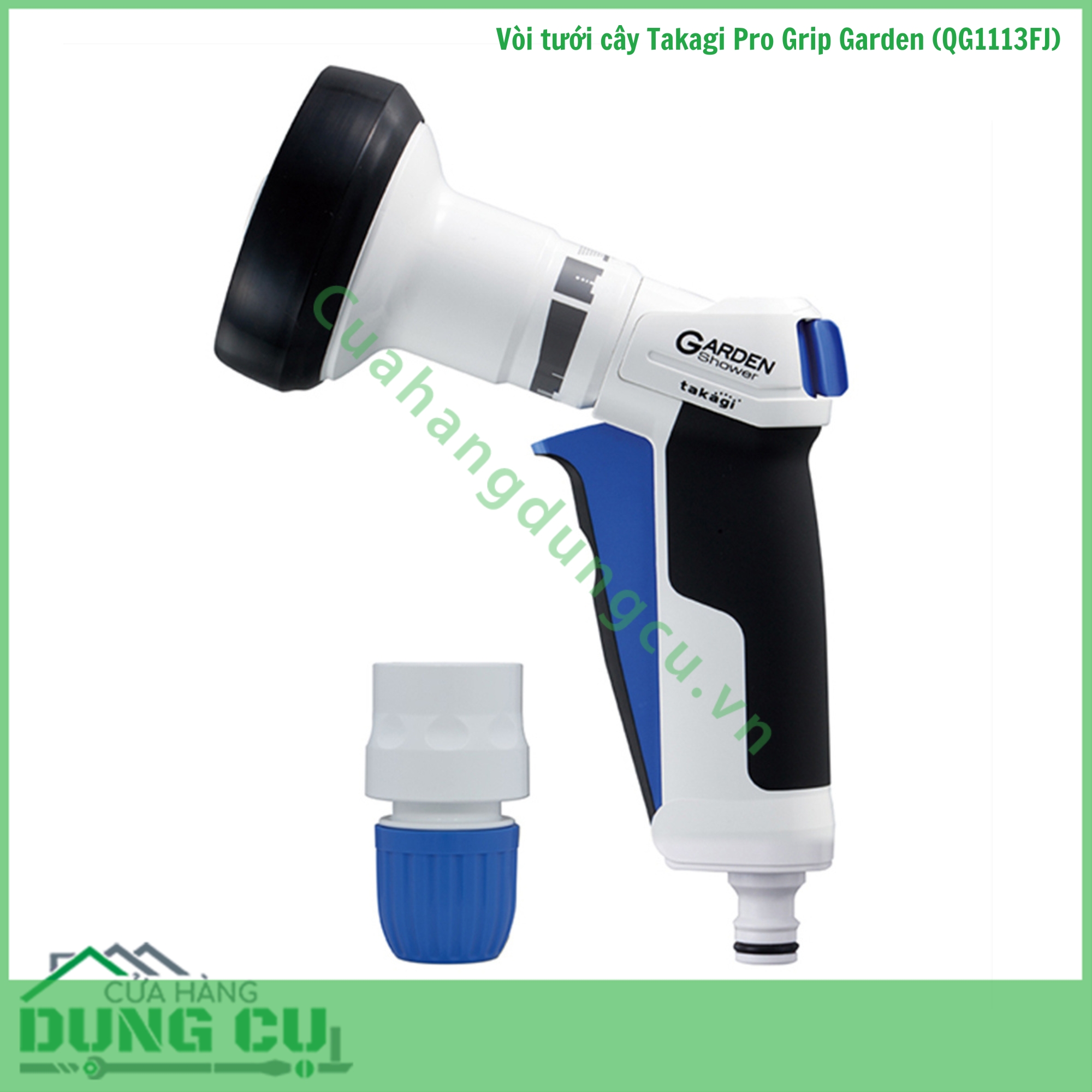Vòi tưới cây Takagi Pro Grip Garden (QG1113FJ)