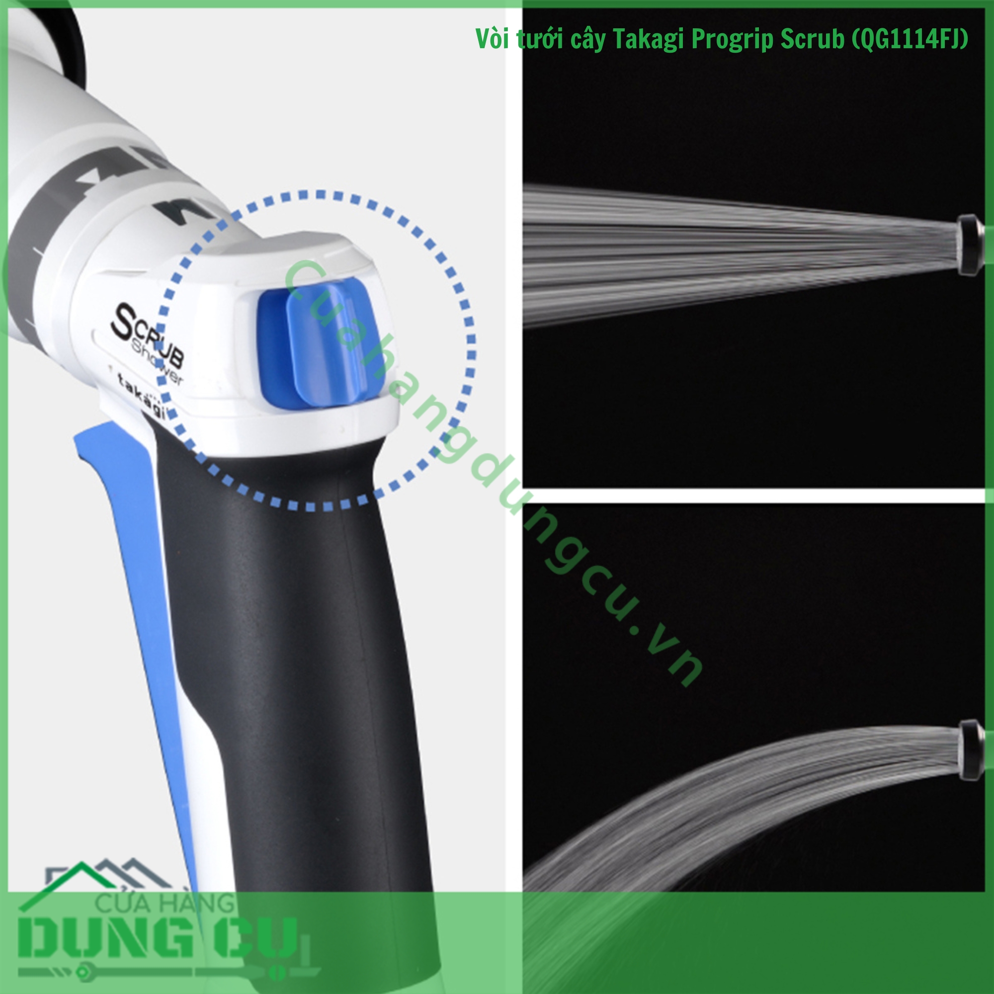Vòi tưới cây Takagi Progrip Scrub (QG1114FJ)