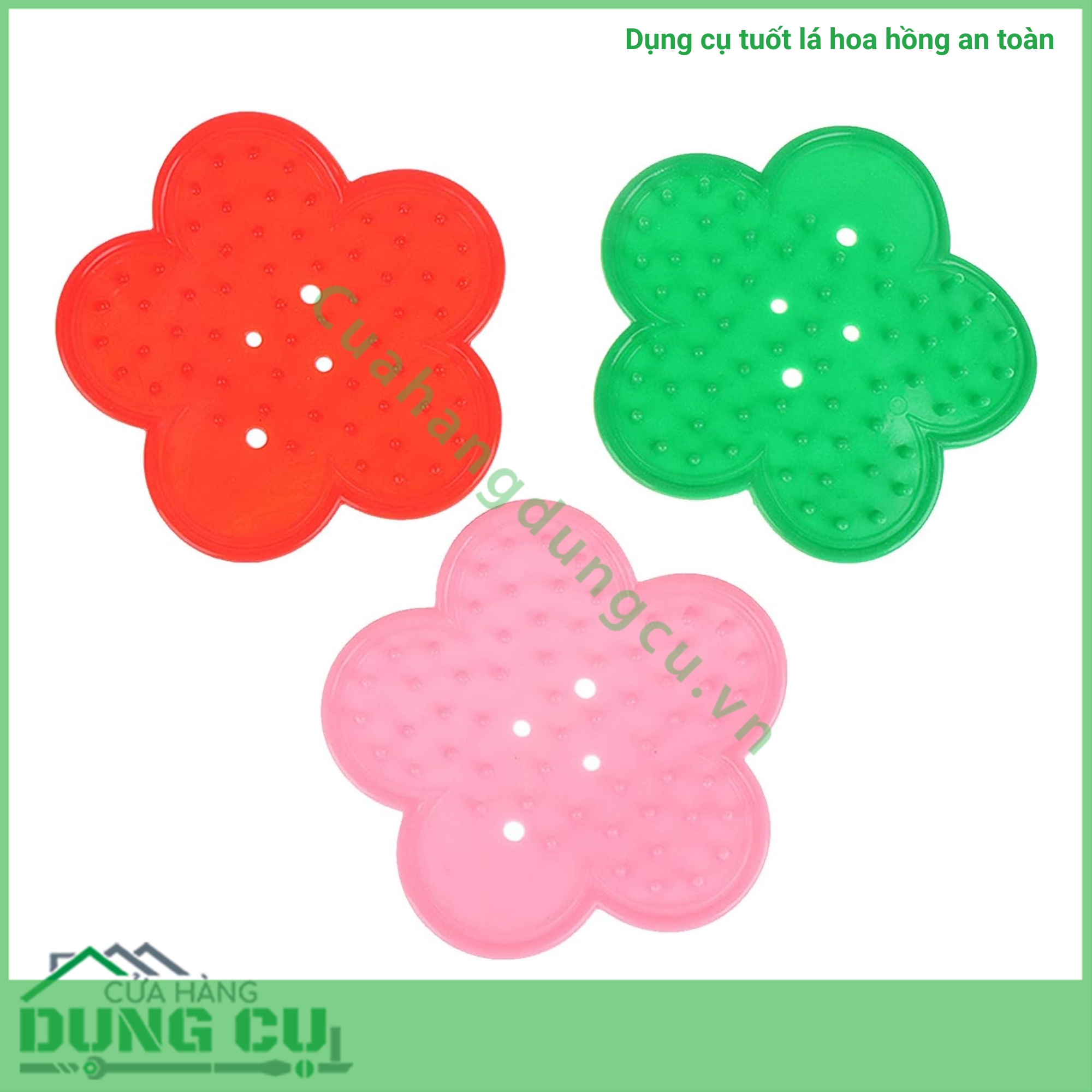 Dụng cụ tuốt lá hoa hồng an toàn