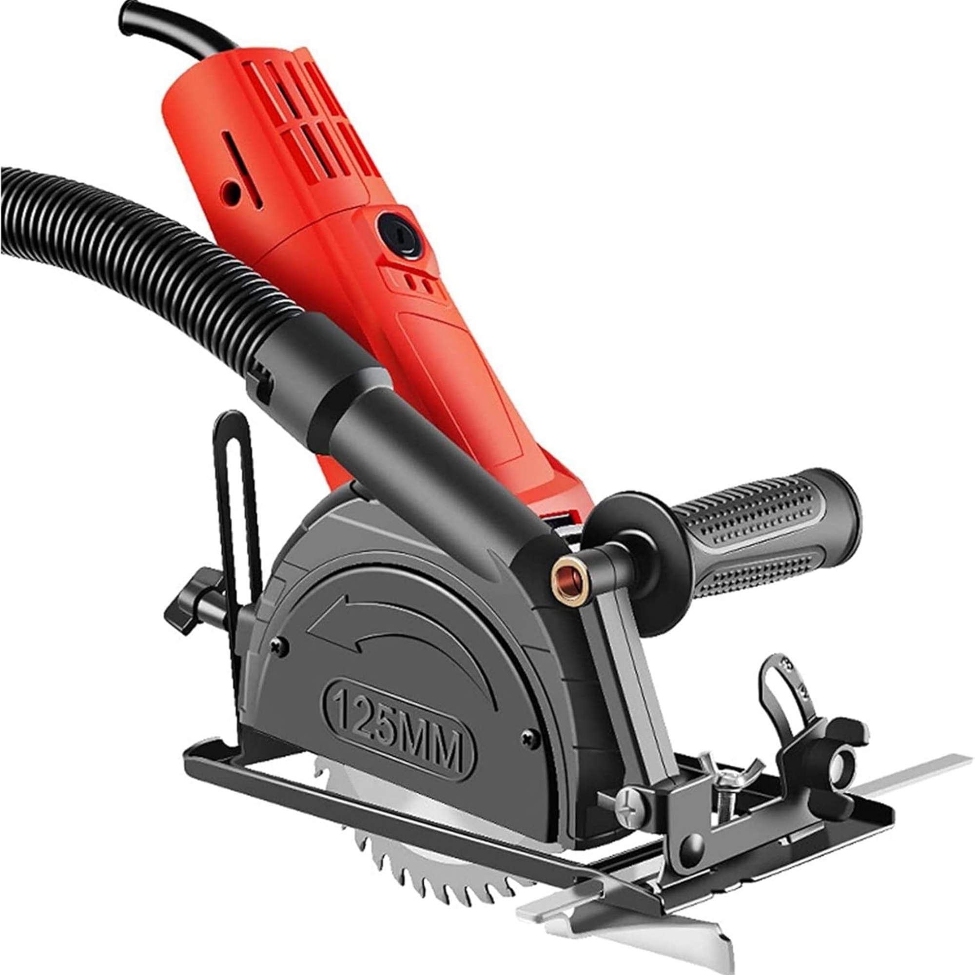 Giá đỡ máy mài có lá chắn bảo vệ 125mm(có ống hút bụi)