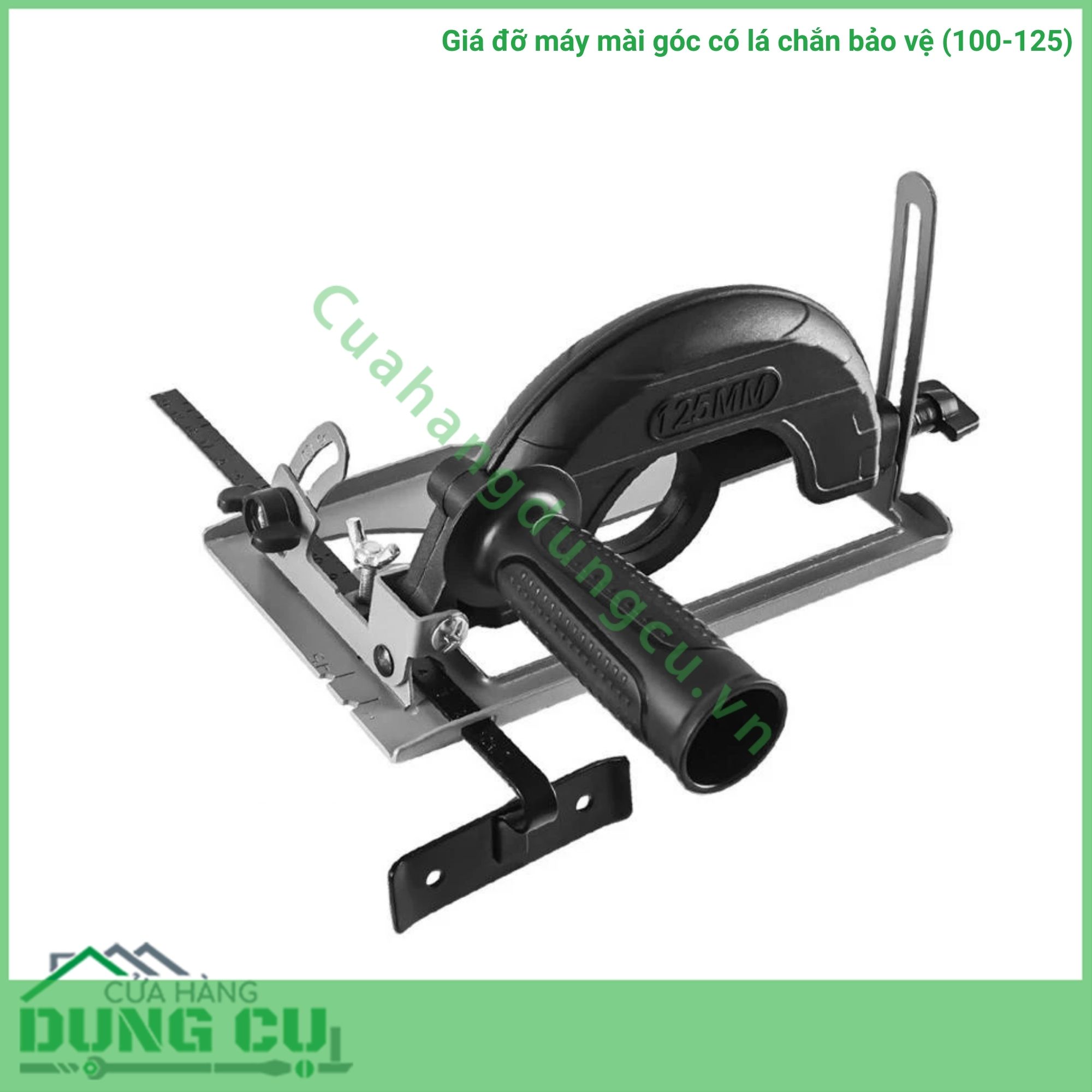 Giá đỡ máy mài góc có lá chắn bảo vệ (100-125)