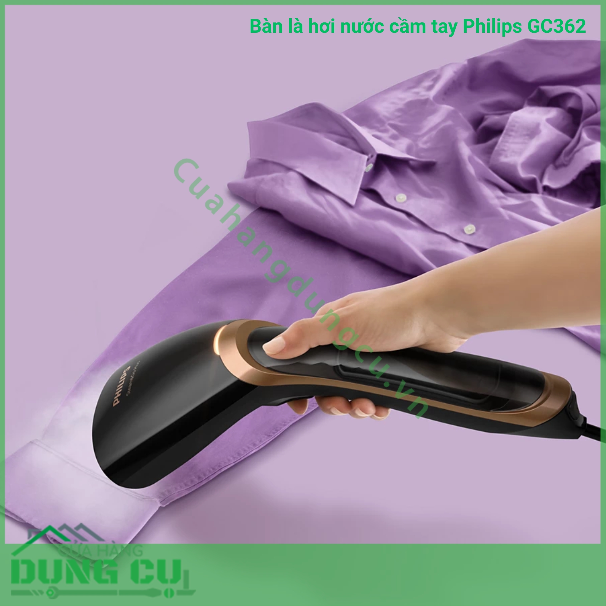 Bàn là hơi nước cầm tay Philips GC362
