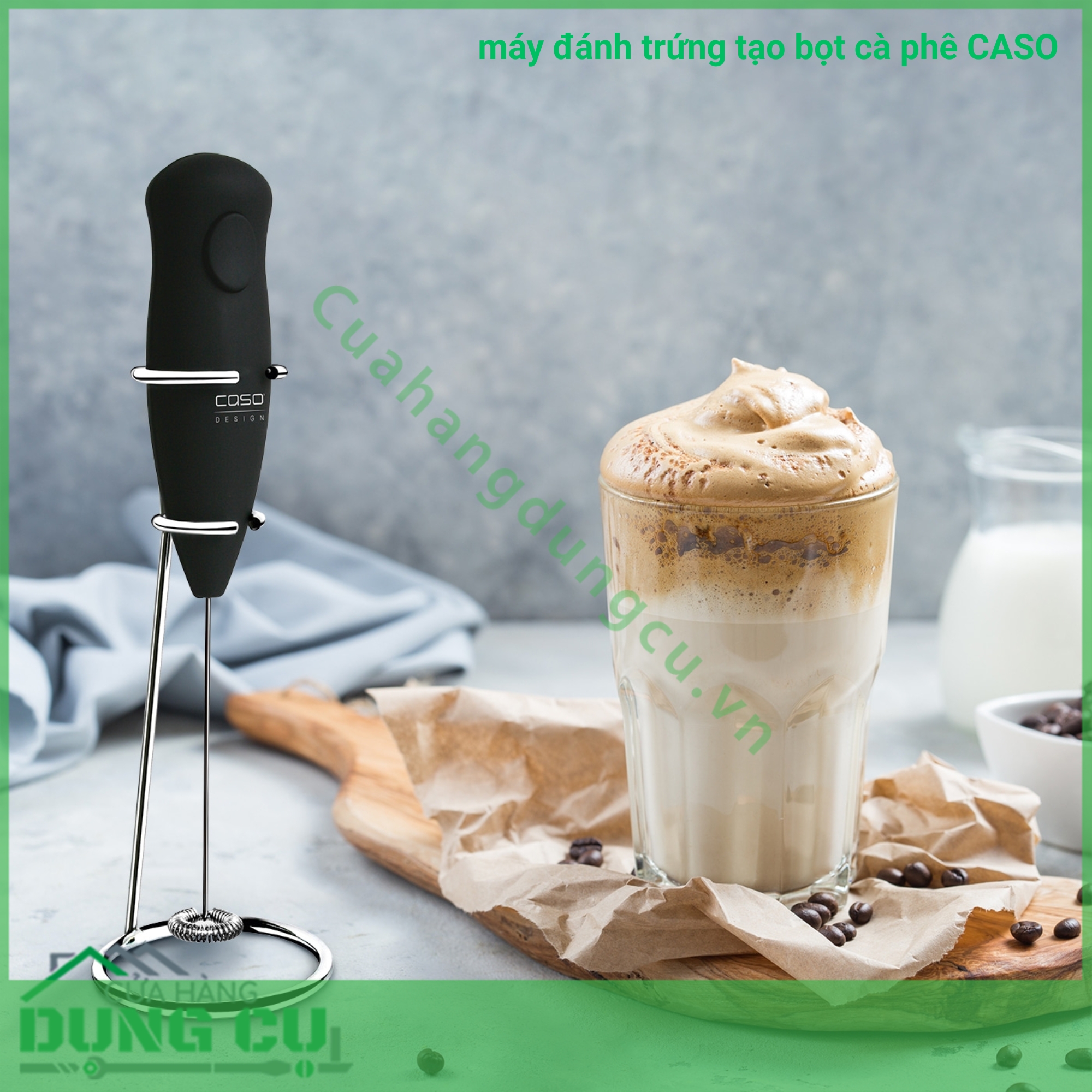 máy đánh trứng tạo bọt cà phê CASO