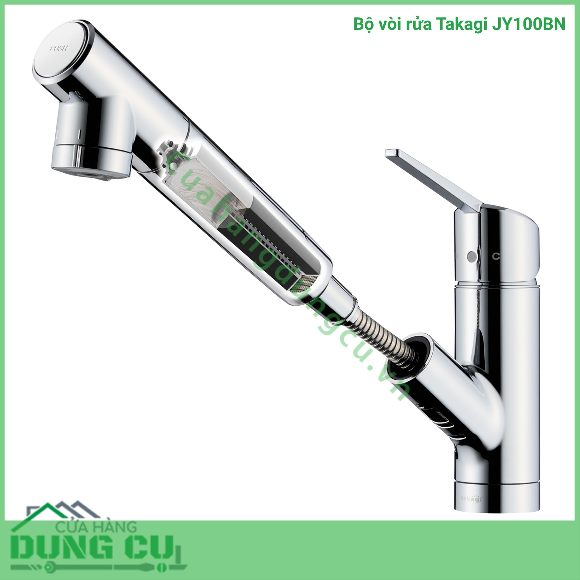 Bộ vòi rửa Takagi (JY100BN)