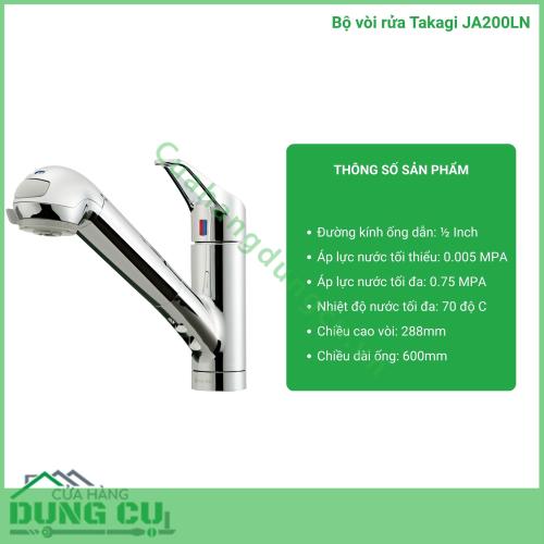 Bộ vòi rửa Takagi (JA200LN)