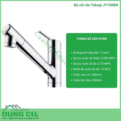 Bộ vòi rửa Takagi (JY100BN)