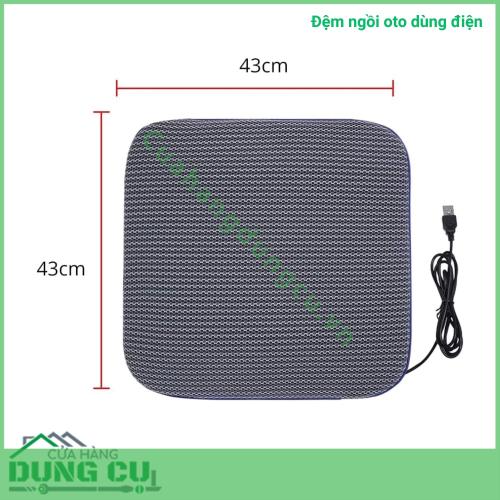 Đệm ngồi oto dùng điện