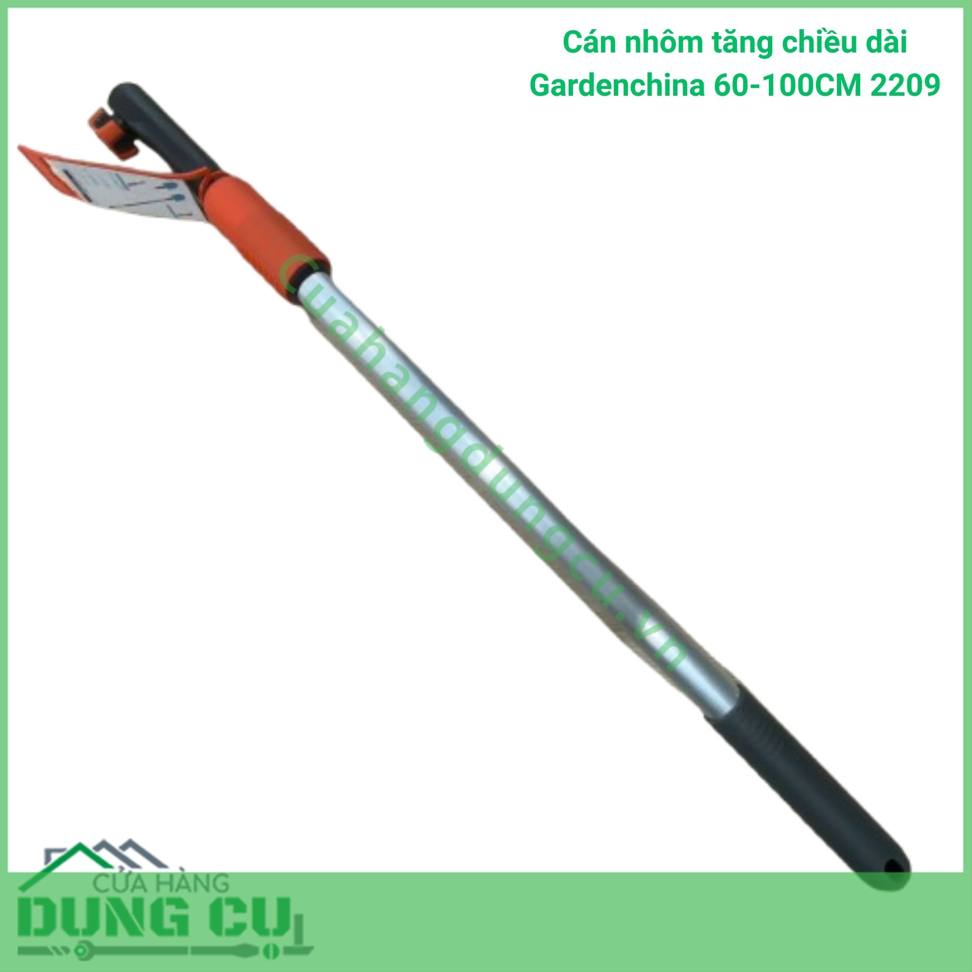 Cán nhôm tăng chiều dài Gardenchina 60-100CM 2209