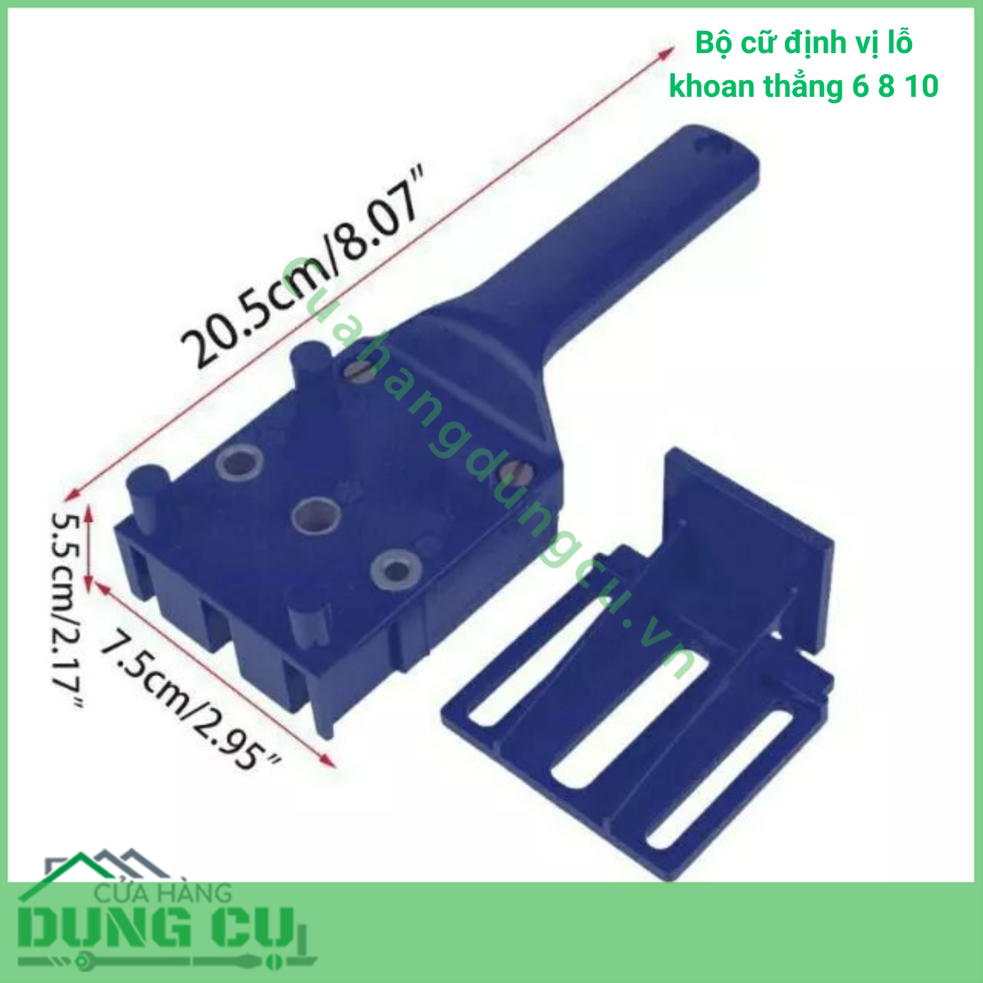 Bộ cữ định vị lỗ khoan thẳng 6 8 10
