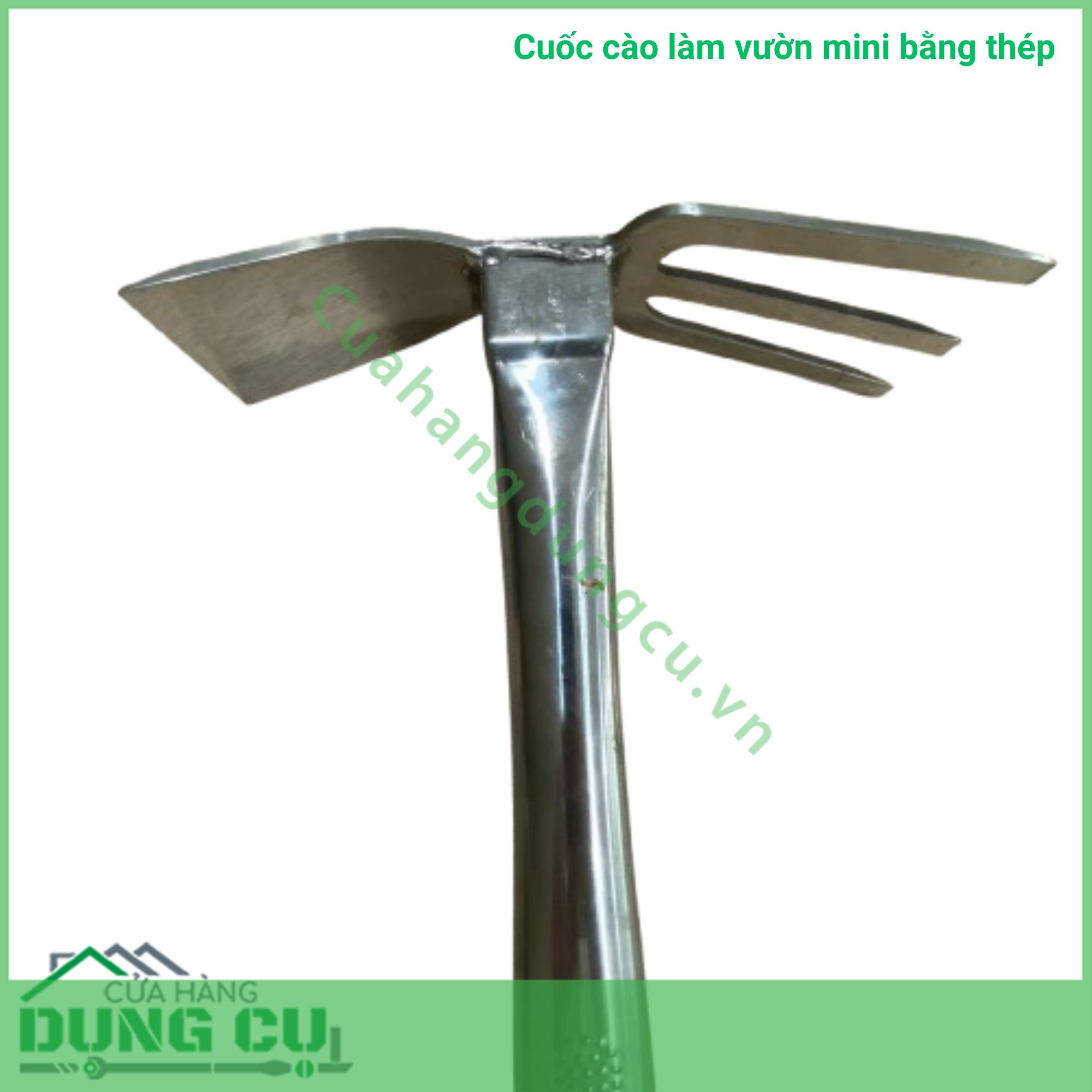 Cuốc cào làm vườn mini bằng thép