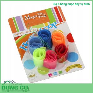 Bộ 6 băng buộc dây tự dính