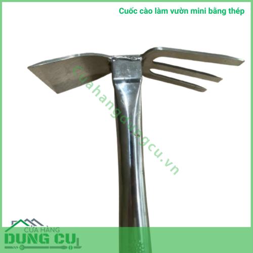 Cuốc cào làm vườn mini bằng thép