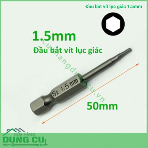 Đầu bắt vít lục giác 1 5mm