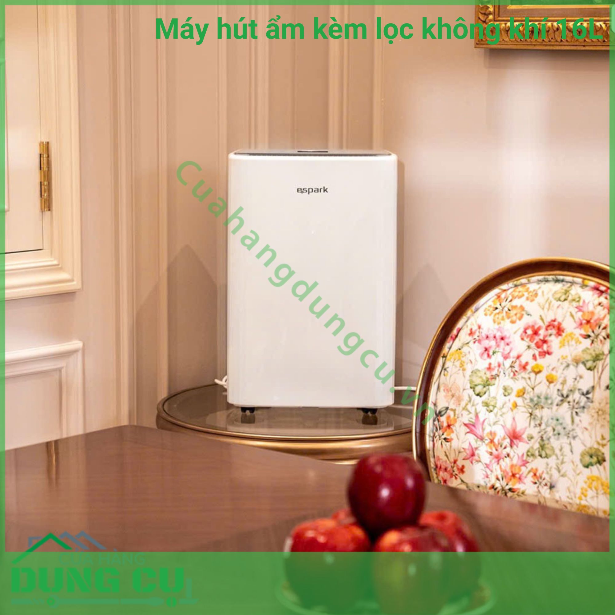 Máy hút ẩm kèm lọc không khí Espark ESP-A16A433F (16 lít ngày 30m2)