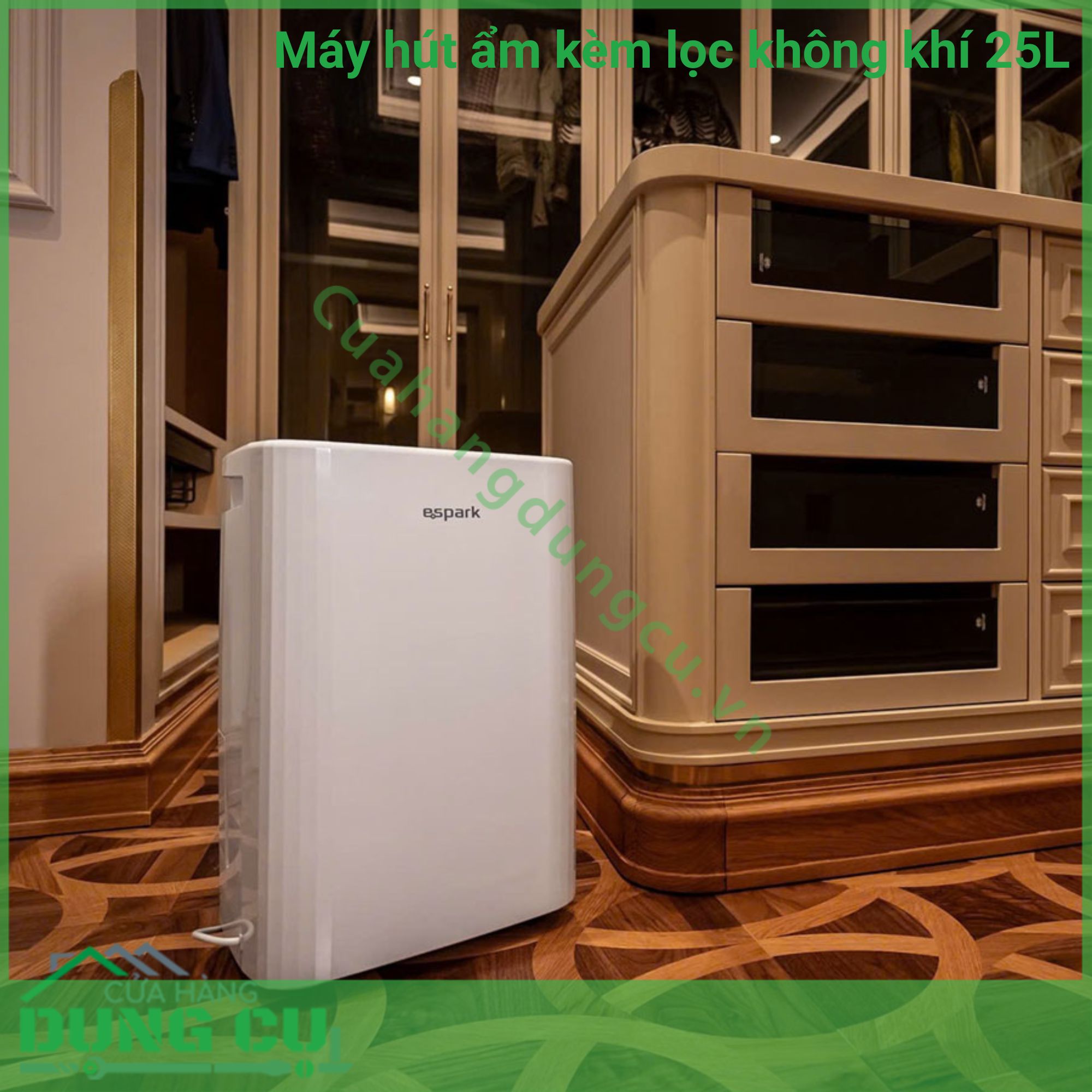 Máy hút ẩm kèm lọc không khí 20 lít Espark ESP – A20A433F