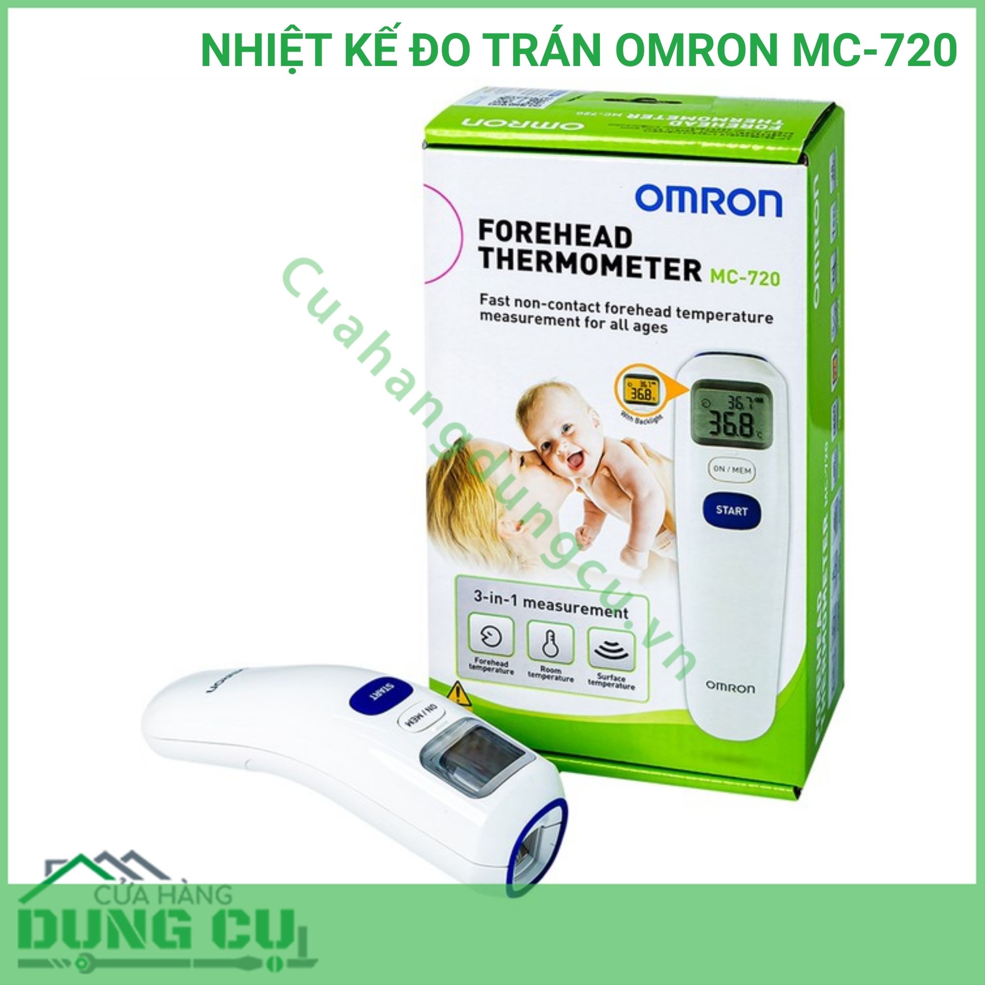 NHIỆT KẾ ĐO TRÁN OMRON MC-720