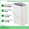 Máy hút ẩm kèm lọc không khí 25 lít Espark ESP – A25A433F