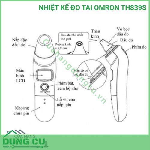 NHIỆT KẾ ĐO TAI OMRON TH839S