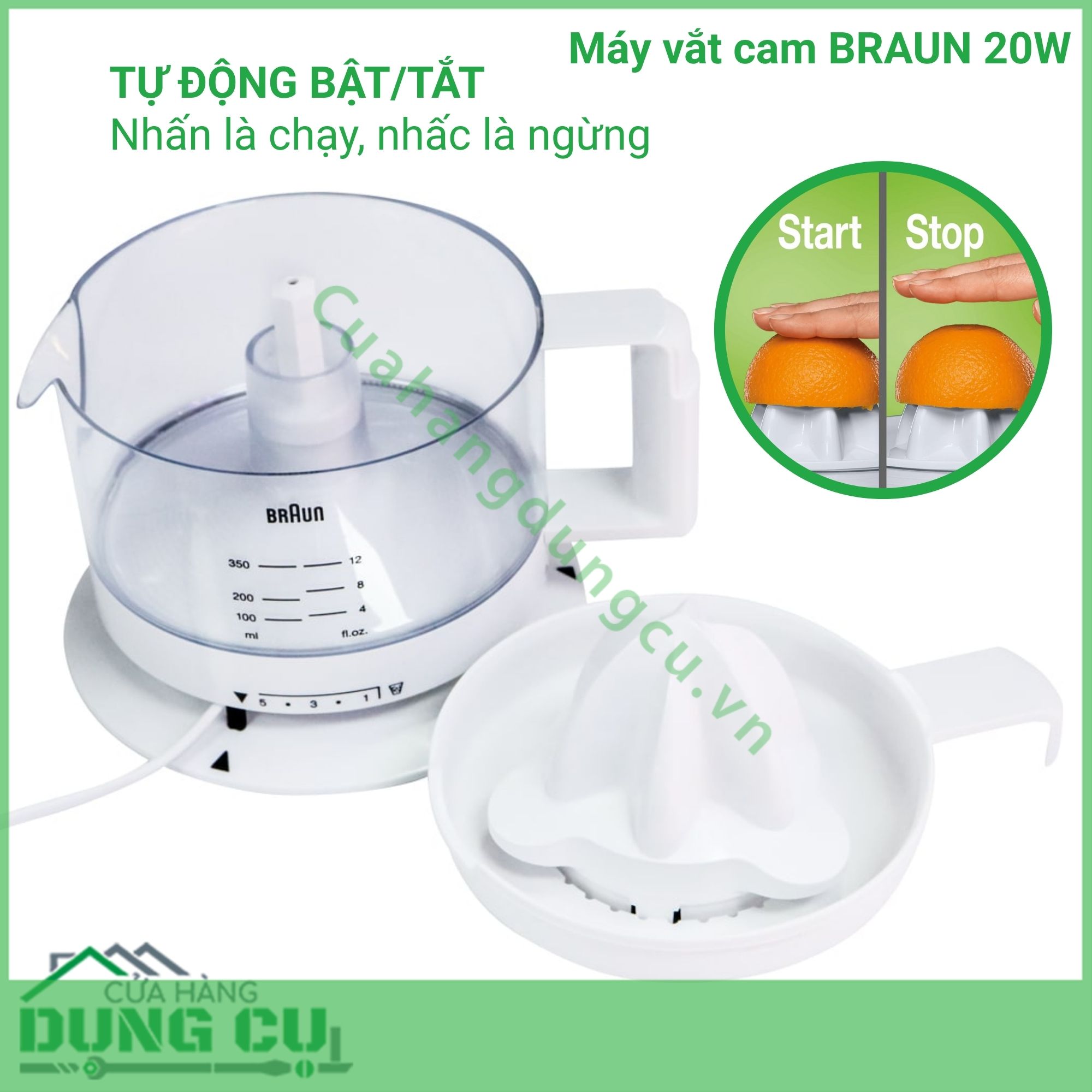Máy vắt cam BRAUN CJ3000 20W