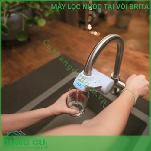 MÁY LỌC NƯỚC TẠI VÒI BRITA ON TAP PRO V-MF TẶNG KÈM 1 LÕI LỌC DỰ PHÒNG