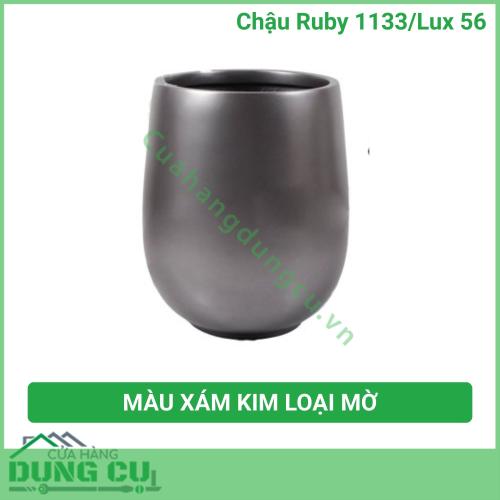 Chậu composite cao cấp Ruby 1133 Lux 56