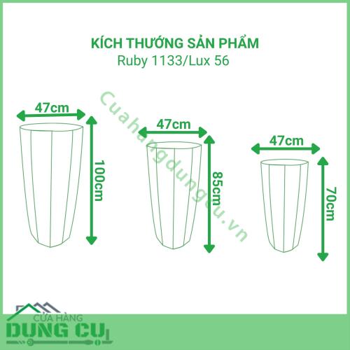 Chậu composite tự dưỡng Garnet Gold