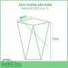 Chậu composite tự dưỡng Diamond 1401 Lux 72