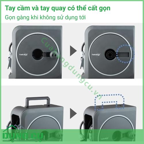 Bộ vòi thu rút tưới vườn Nano Next (BR)VN 20m RM1220CG