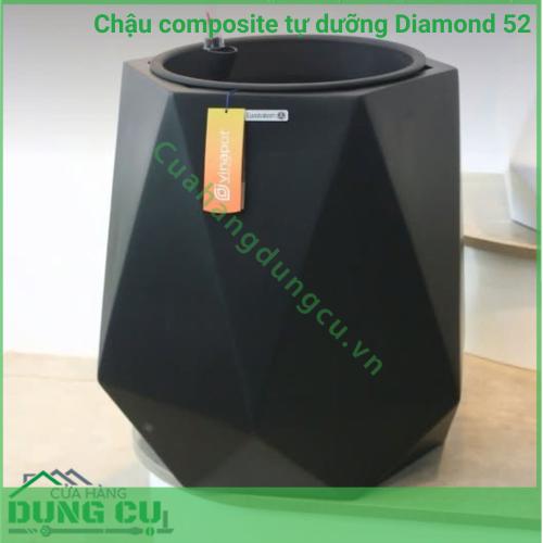 Chậu composite tự dưỡng Diamond 52