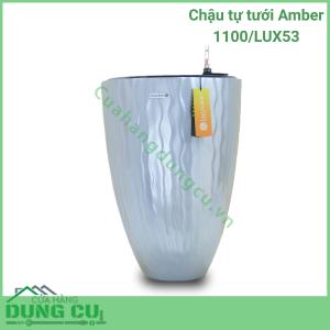 Chậu tự tưới composite Luxnature Amber 1100/LUX 53 