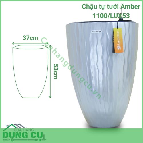 Chậu tự tưới composite Luxnature Amber 1100 LUX 53