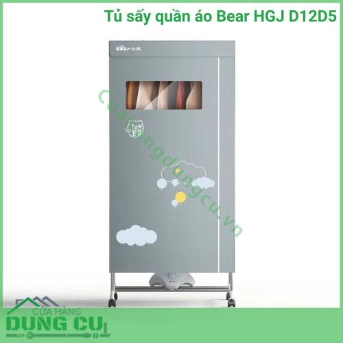 Tủ sấy quần áo 2 tầng BEAR HGJ-D12D5