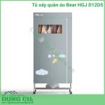 Tủ sấy quần áo 2 tầng BEAR HGJ-D12D5