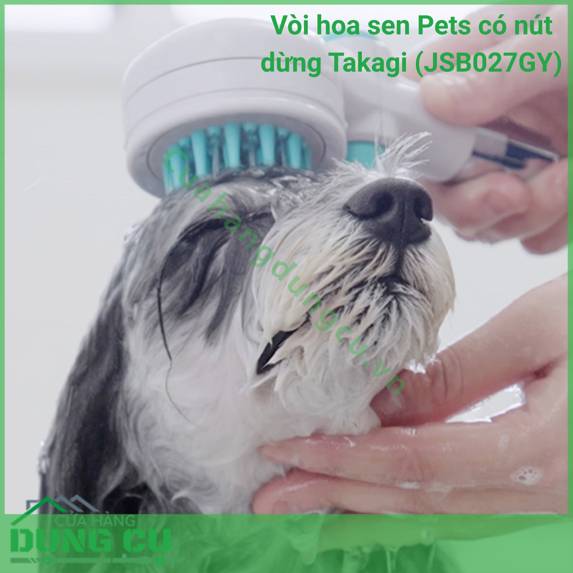 Vòi hoa sen Pets có nút dừng Takagi (JSB027GY)