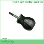 Tô vít 4 cạnh mini No.1560+2×35 Anex Nhật Bản