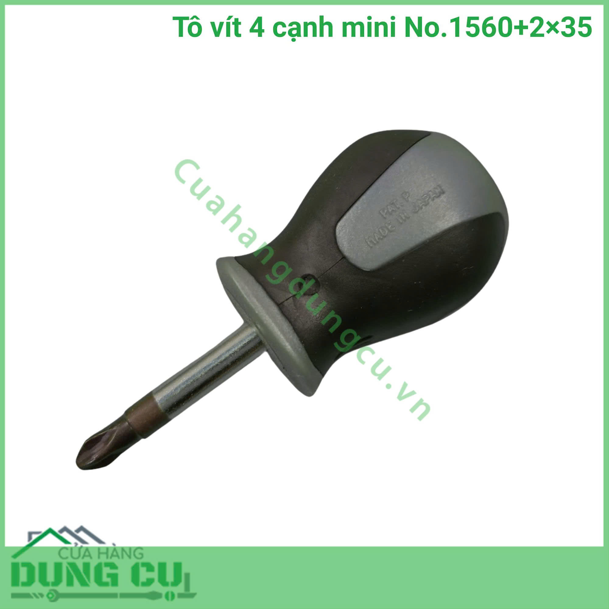 Tô vít 4 cạnh mini No 1560+2×35 Anex Nhật Bản