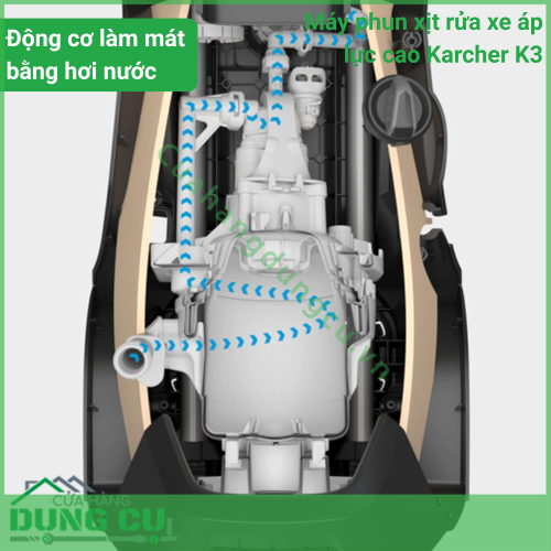 Máy phun xịt rửa xe áp lực cao Karcher K3 Deluxe Premium - 1 603-220 0