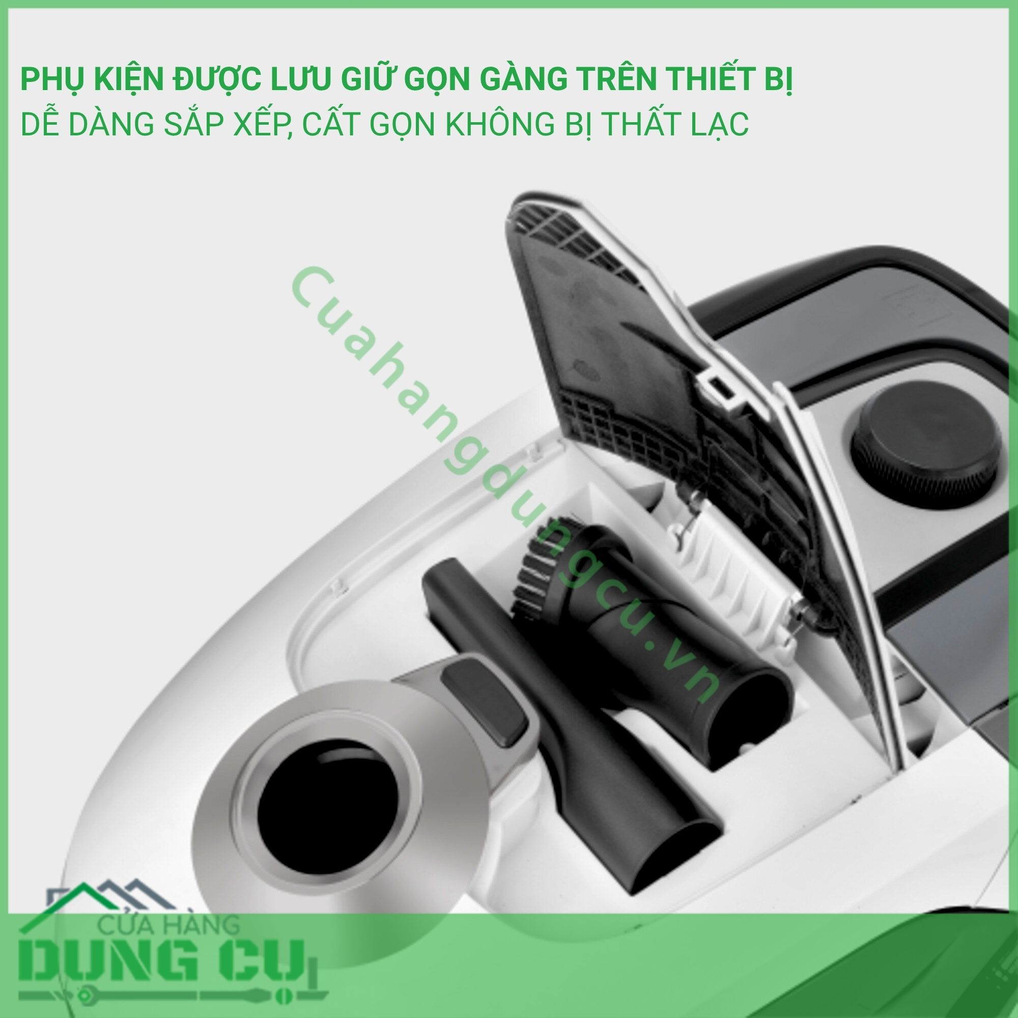 Máy hút bụi gia đình dùng túi lọc VC2 White - 1 198-030 0