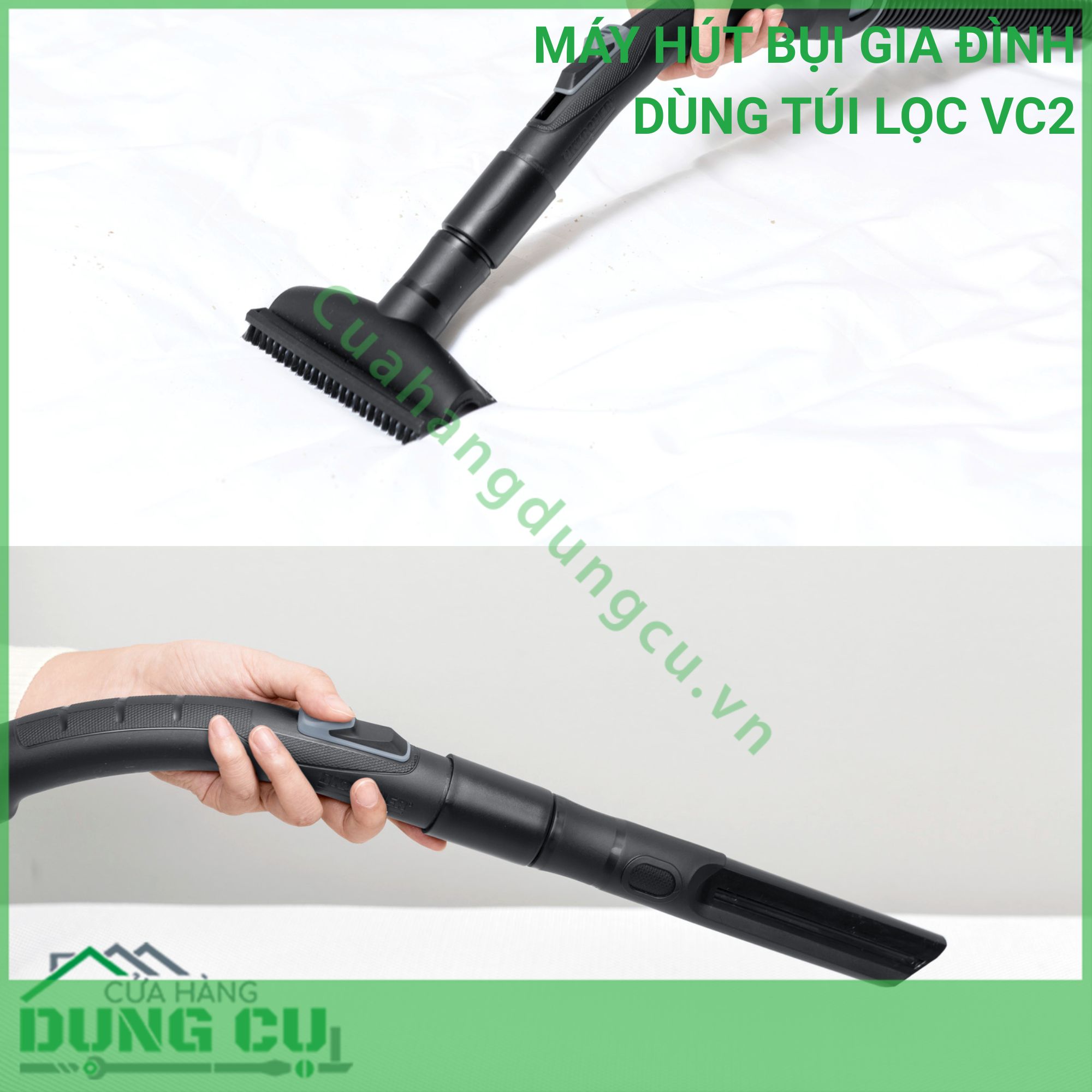 Máy hút bụi gia đình dùng túi lọc VC2 White - 1 198-030 0